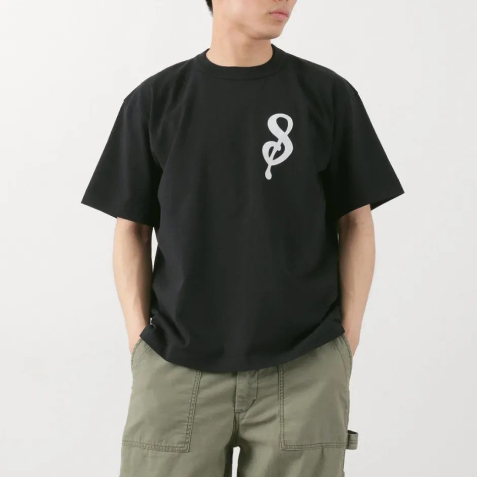 T-Shirts^A.G.SPALDING＆BROS / 14/Jersey Felt Letter Short Sleeve T-Shirt S Logo