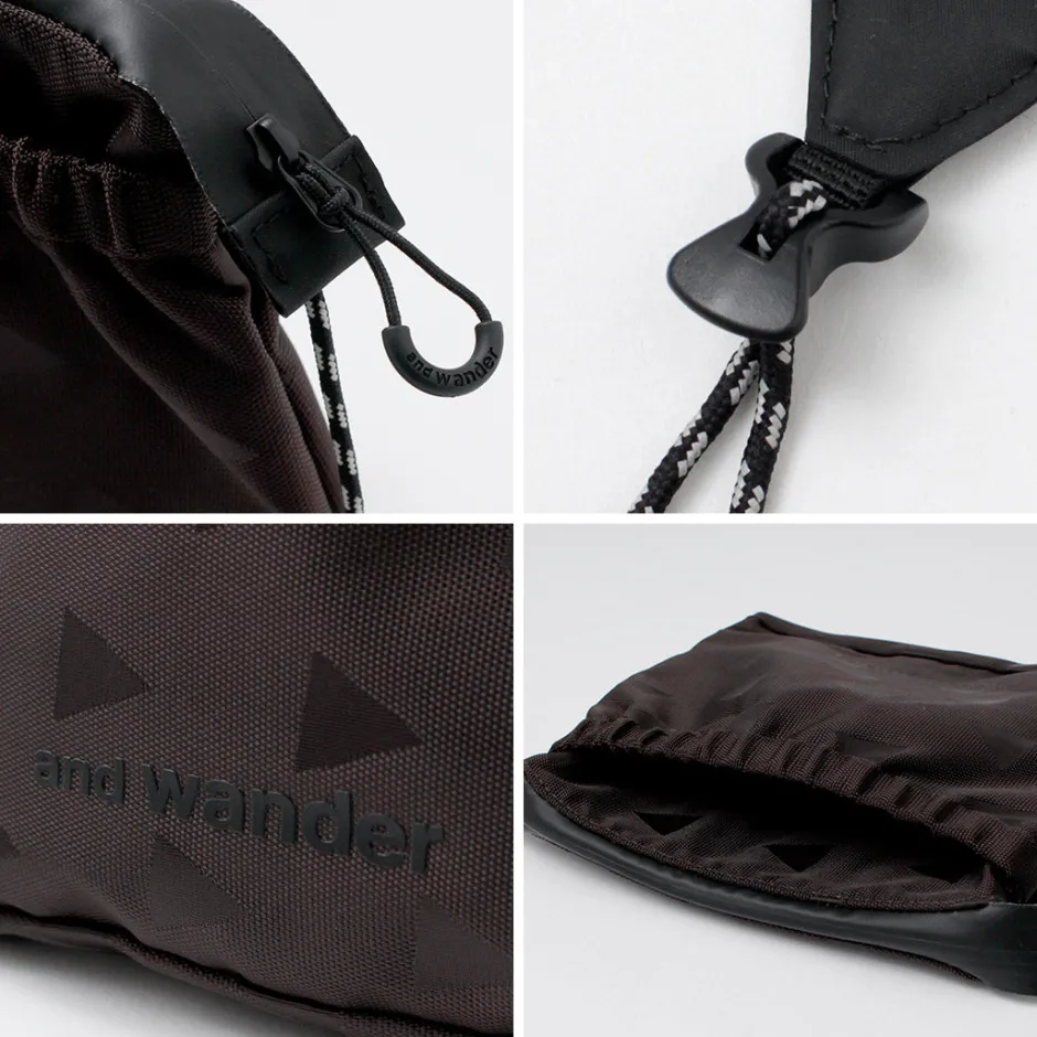 and_wander__triangle_jacquard_sakosh_16.webp Shoulder Bags^AND WANDER / Triangle Jacquard Sakosh
