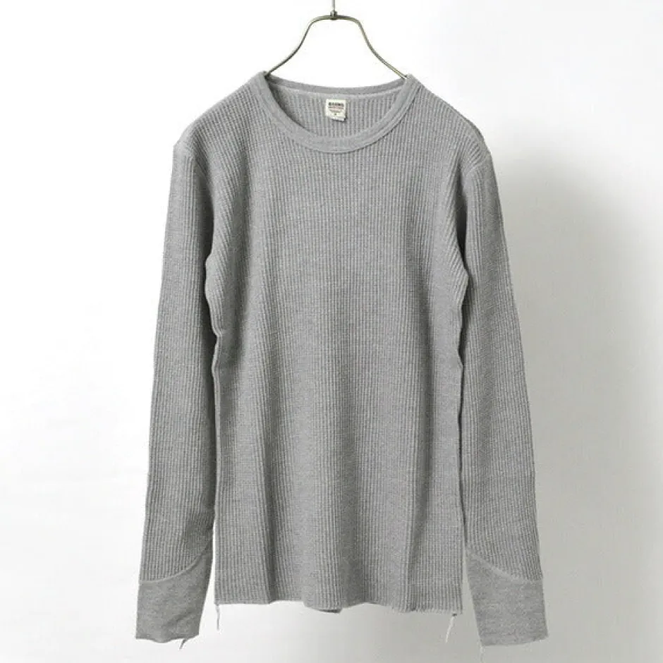 T-Shirts^BARNS / BR-3050 Big Waffle Long Sleeve Thermal / T-shirt