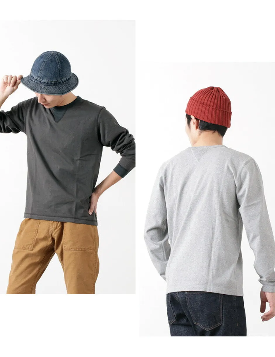 T-Shirts^BARNS / COZUN Knit Vintage Long Sleeve Crew Neck T-Shirt