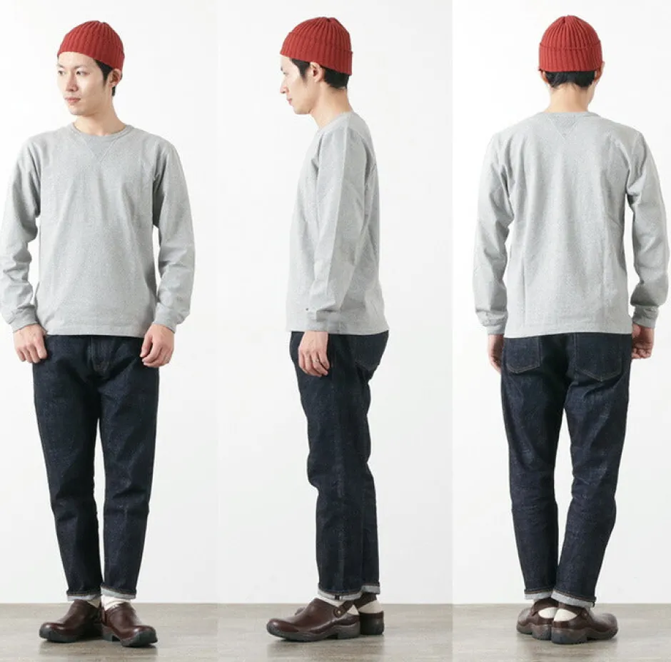 T-Shirts^BARNS / COZUN Knit Vintage Long Sleeve Crew Neck T-Shirt