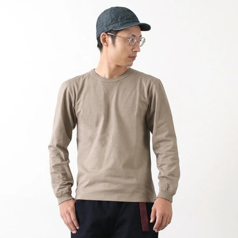 T-Shirts^BARNS / COZUN Knit Vintage Long Sleeve Crew Neck T-Shirt