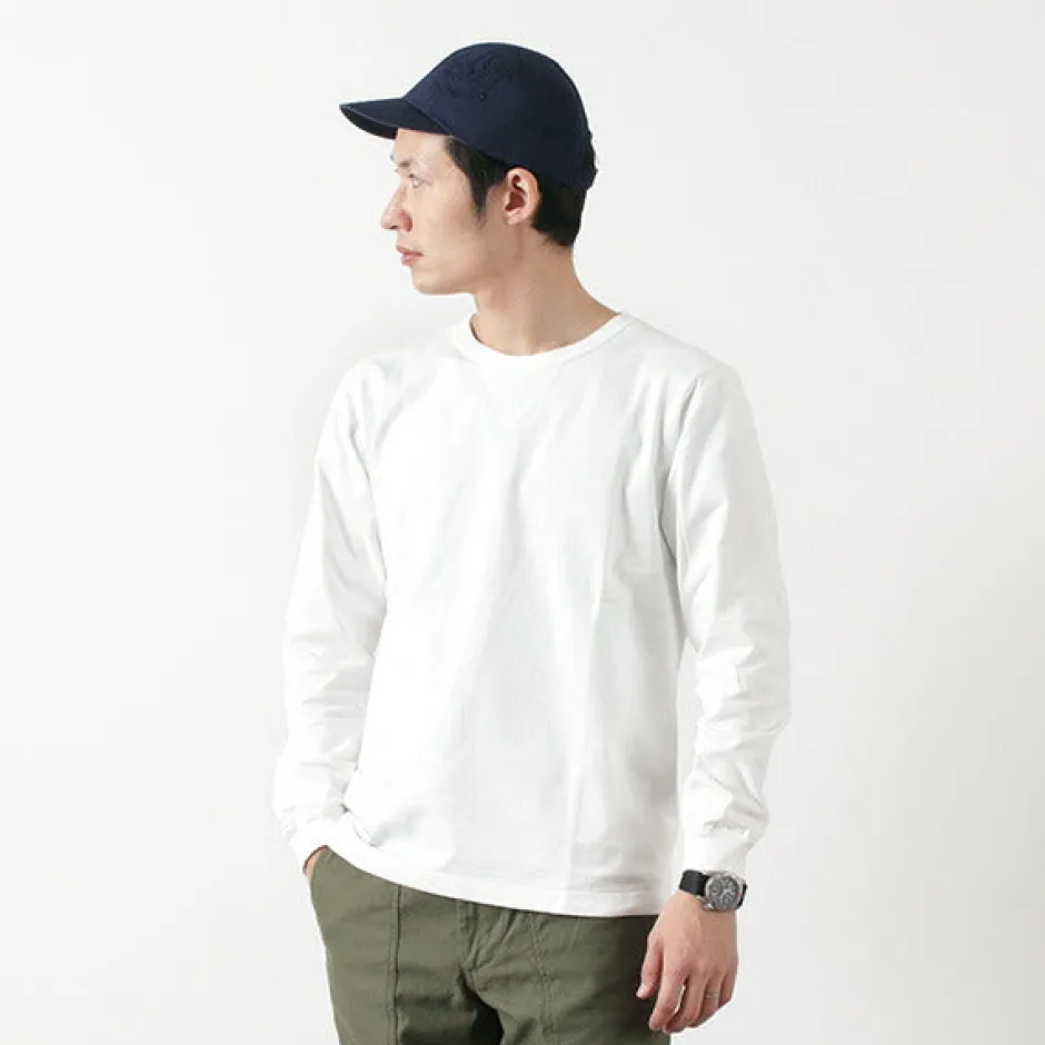 T-Shirts^BARNS / COZUN Knit Vintage Long Sleeve Crew Neck T-Shirt
