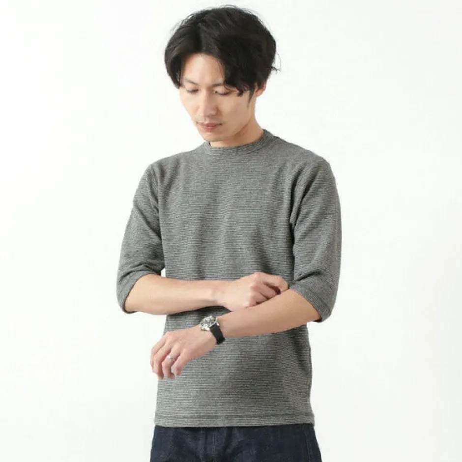 T-Shirts^BARNS / Heavy spun milled fabric 6.5/10 sleeve T-shirt
