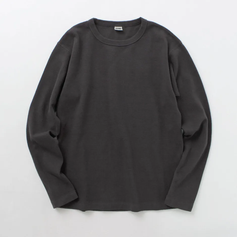 T-Shirts^BARNS / Heavy Spun Milled Fabric Long Sleeve T-Shirt