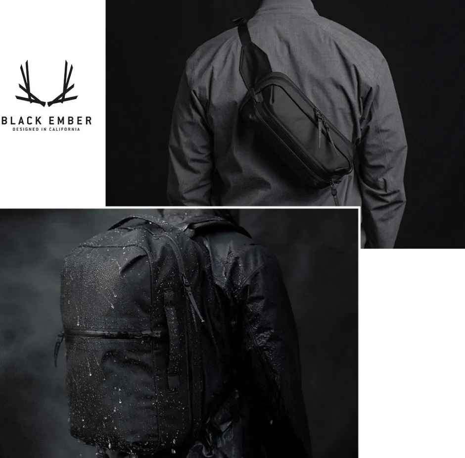 Briefcases | Backpacks^BLACK EMBER / CORDURA FORGE 500 Denier 3WAY Travel Backpack black