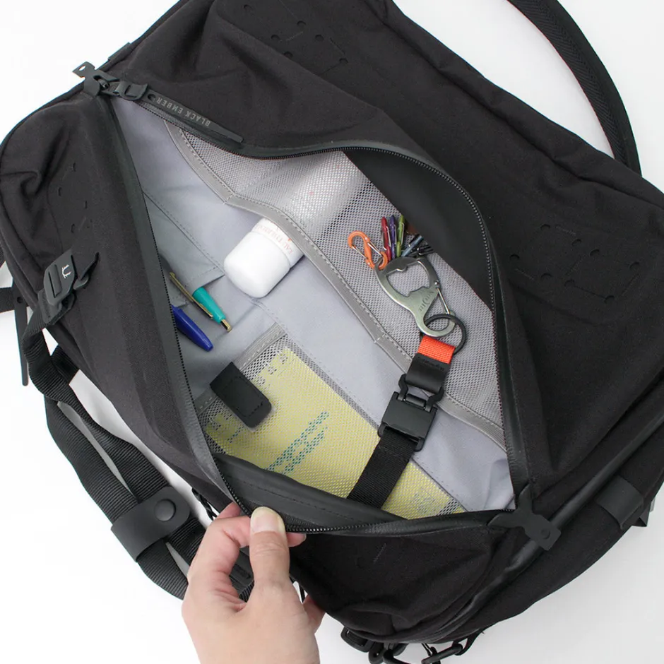 Briefcases | Backpacks^BLACK EMBER / CORDURA FORGE 500 Denier 3WAY Travel Backpack black