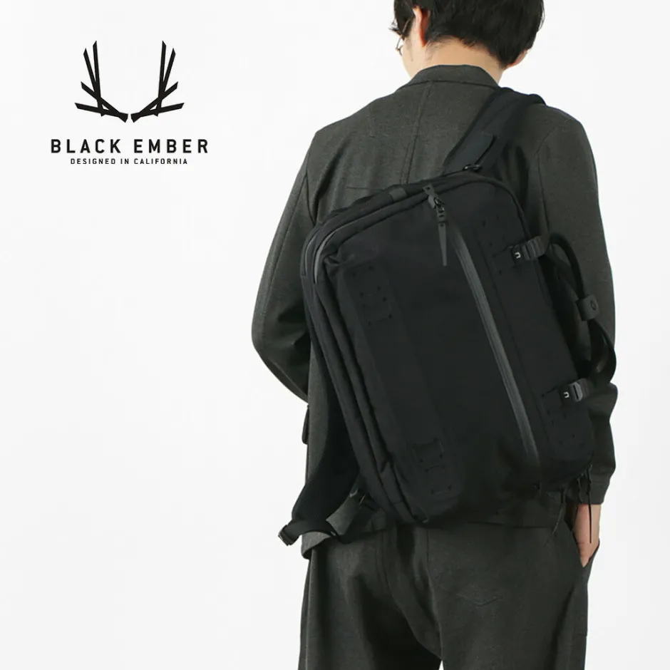 Briefcases | Backpacks^BLACK EMBER / CORDURA FORGE 500 Denier 3WAY Travel Backpack black