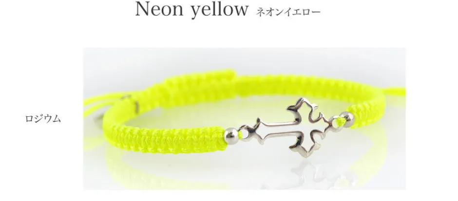 Bracelets^CHALISA T.. / Silver cross notched cord bracelet