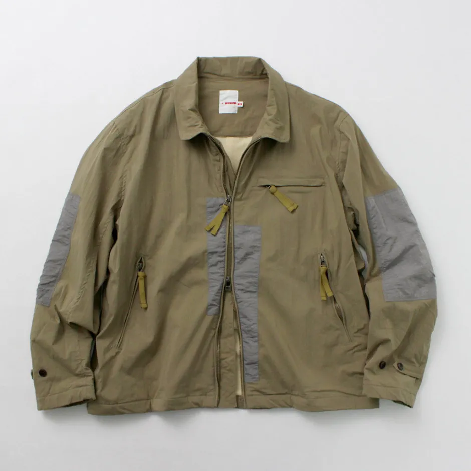 Jackets^DIP/DZT DIP/DZT / Combi stand collar blouson khaki
