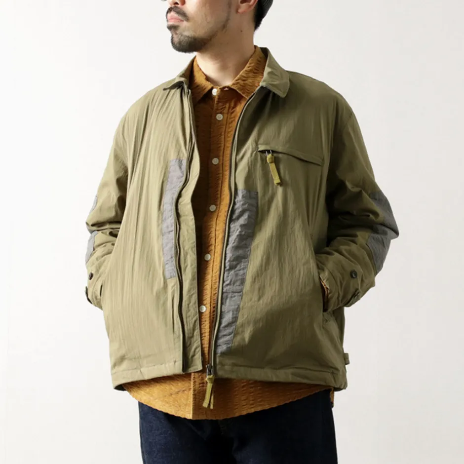 Jackets^DIP/DZT DIP/DZT / Combi stand collar blouson khaki