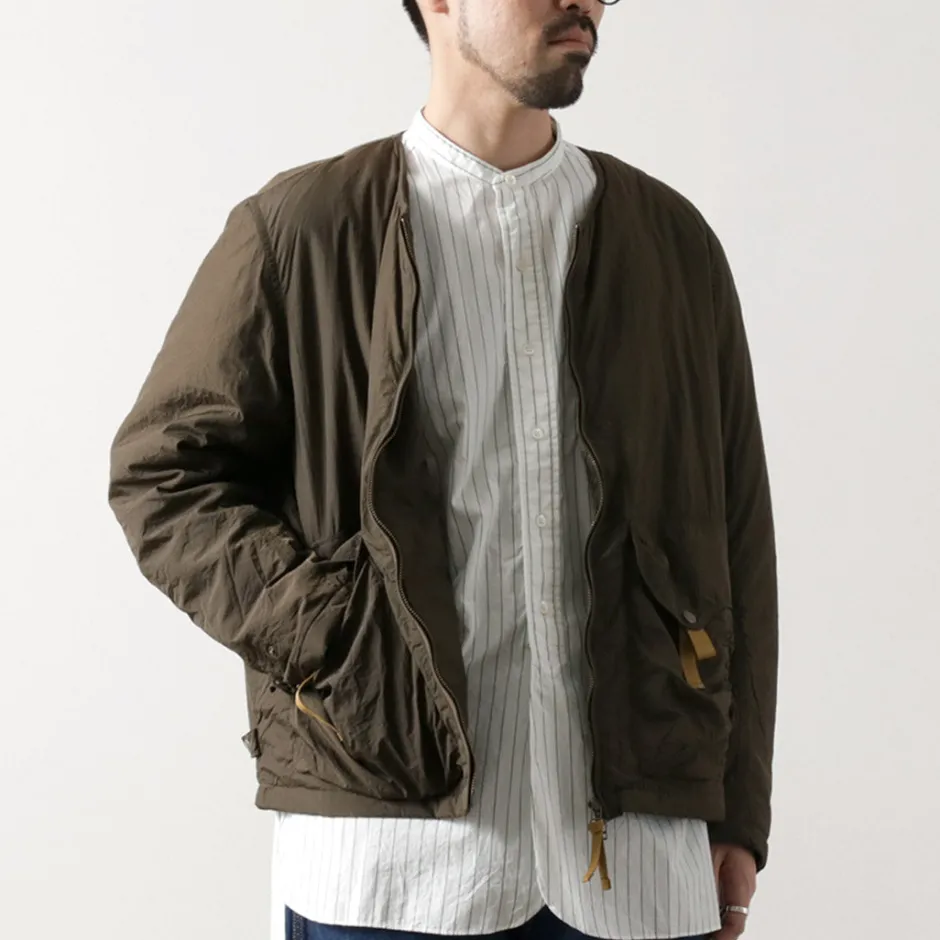 Jackets^DIP/DZT DIP/DZT / No-collar blouson olive