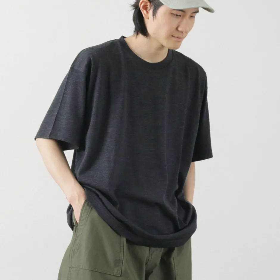 T-Shirts^FILMELANGE / Wolve New Zealand Merino Jersey Box T-Shirt