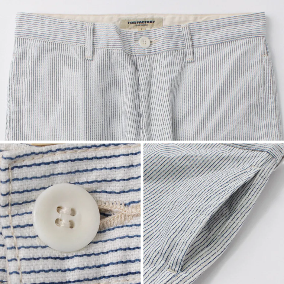 Work Pants & Chinos^FOB FACTORY / F0525 Cordlane work pants white