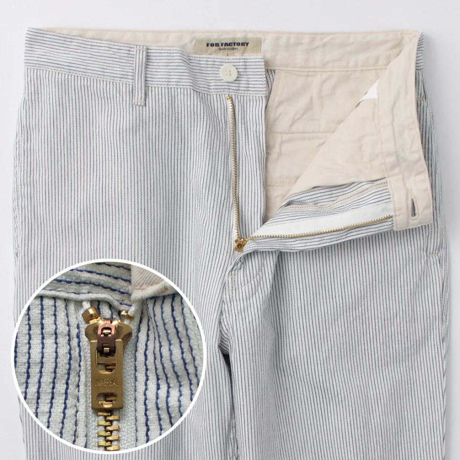 Work Pants & Chinos^FOB FACTORY / F0525 Cordlane work pants white