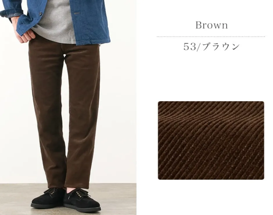 Trousers^FOB FACTORY / F1151 Corduroy 5-pocket trousers
