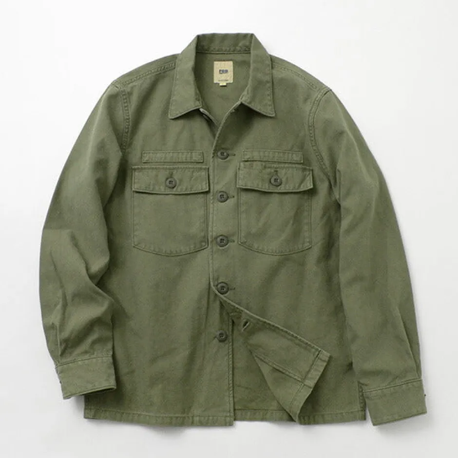 Jackets^FOB FACTORY / F2362 Fatigue jacket olive