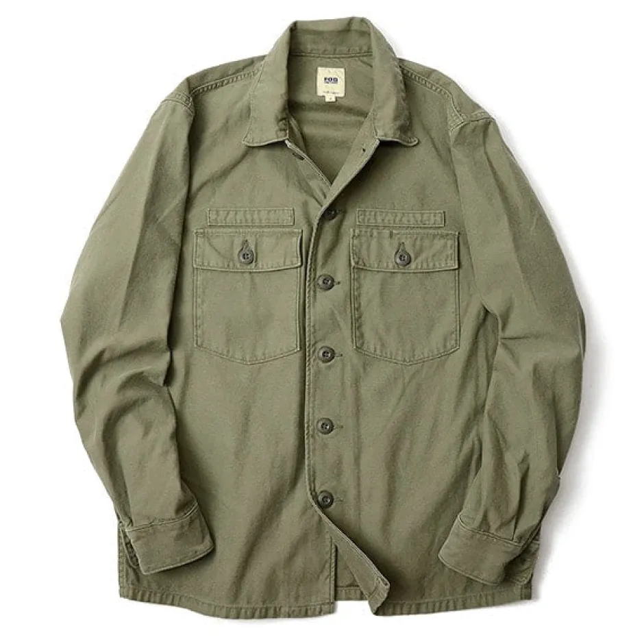 Jackets^FOB FACTORY / F2362 Fatigue jacket olive