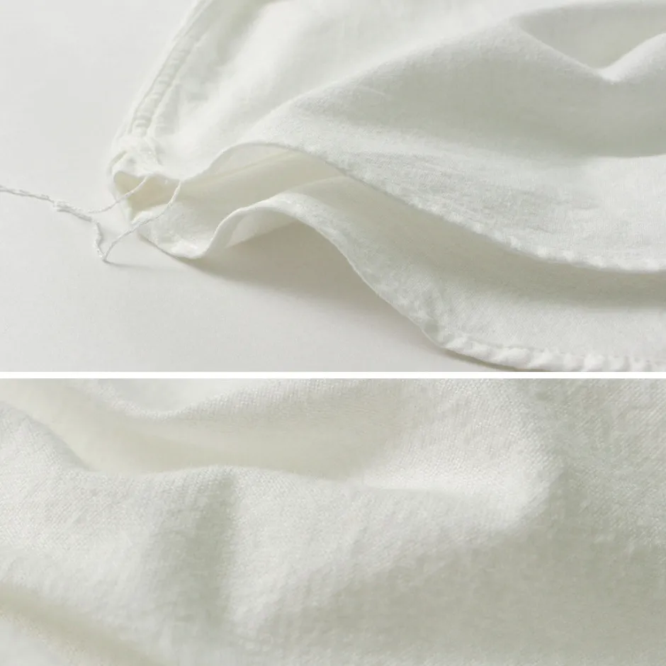 Shirts^FOB FACTORY / F3429 Long sleeve Ox band collar shirt white