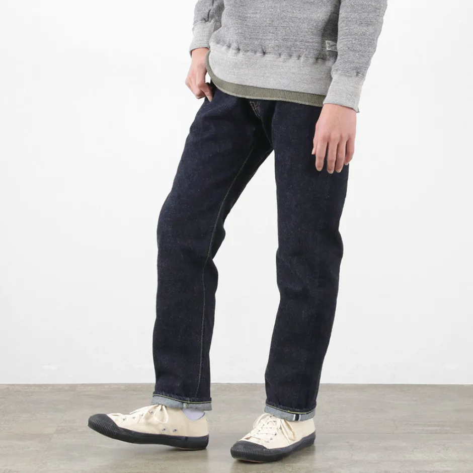 Jeans^FOB FACTORY / F151-23 5P selvage jeans one-wash