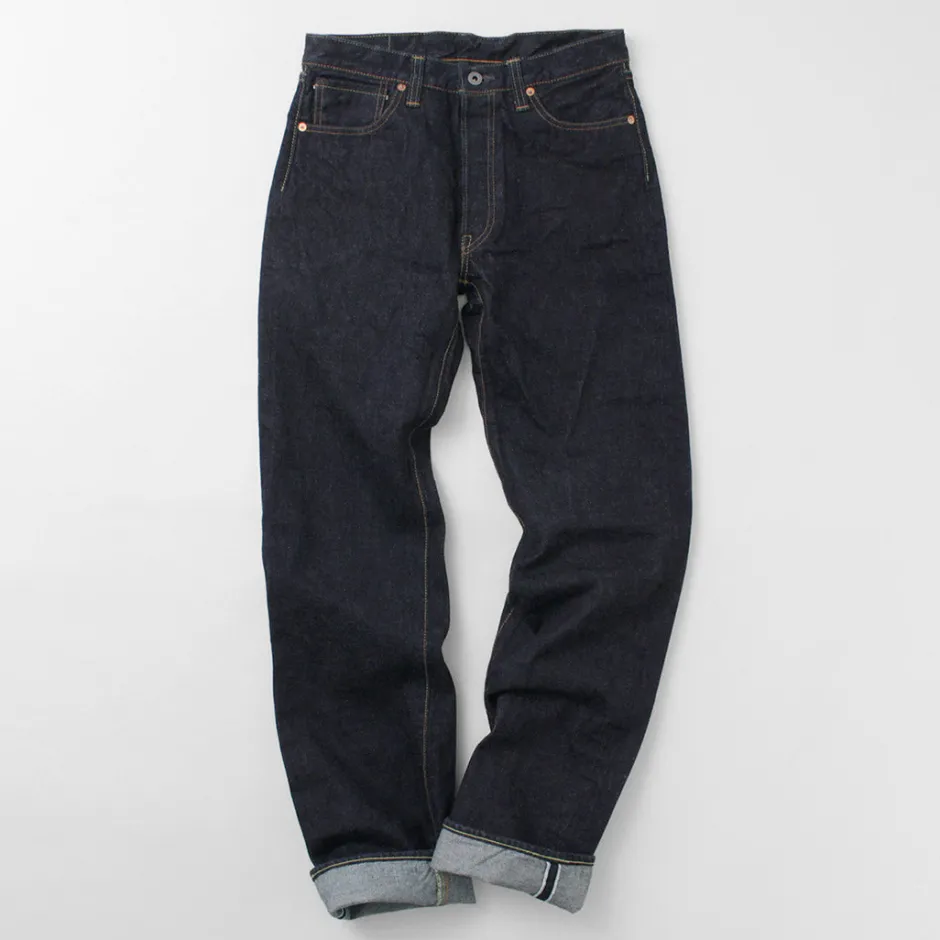 Jeans^FOB FACTORY / F191 Selvedge WW2 5P Denim Pants dark-indigo