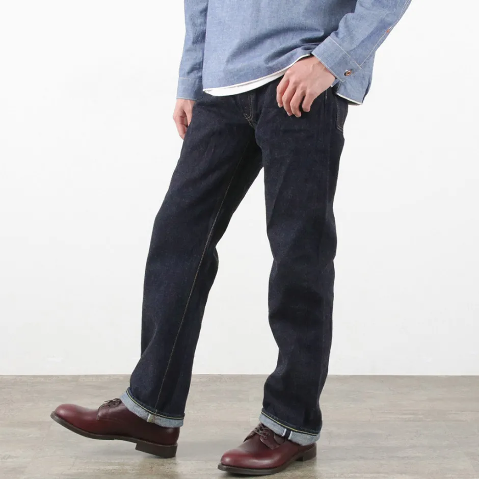 Jeans^FOB FACTORY / F191 Selvedge WW2 5P Denim Pants dark-indigo