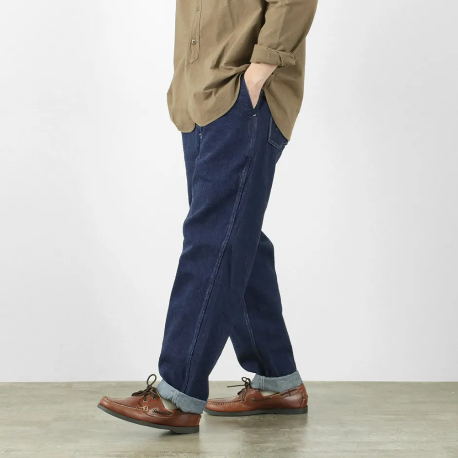 Jeans^FOB FACTORY / F0511 WW2 Denim deck trousers One wash one-wash