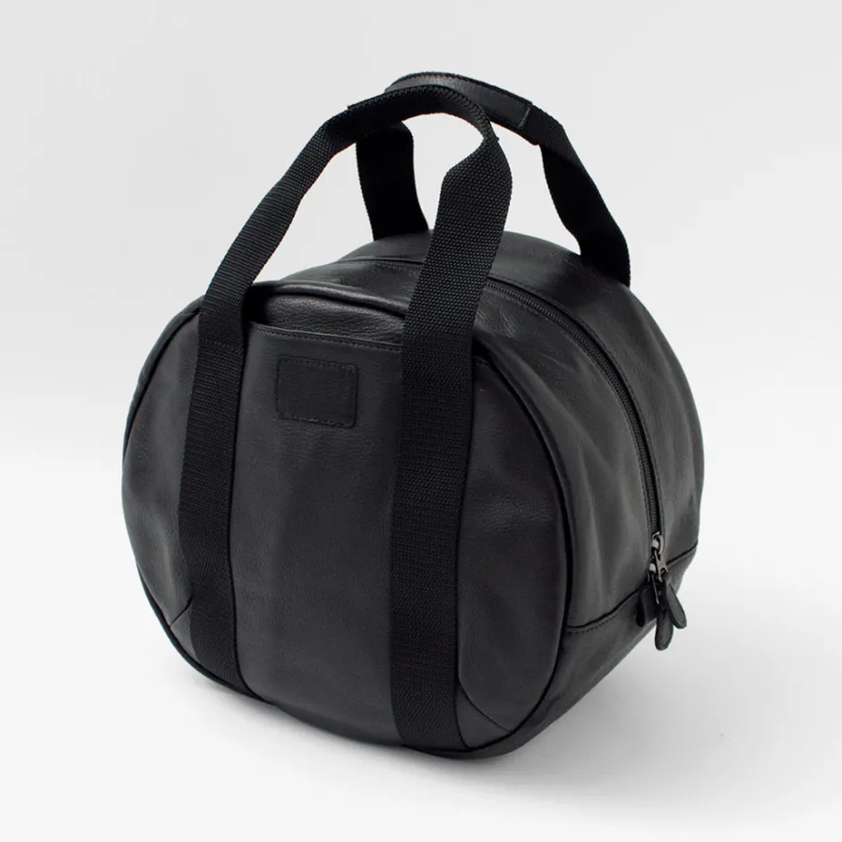 Tote Bags^FUJITO / Leather Helmet Bag black