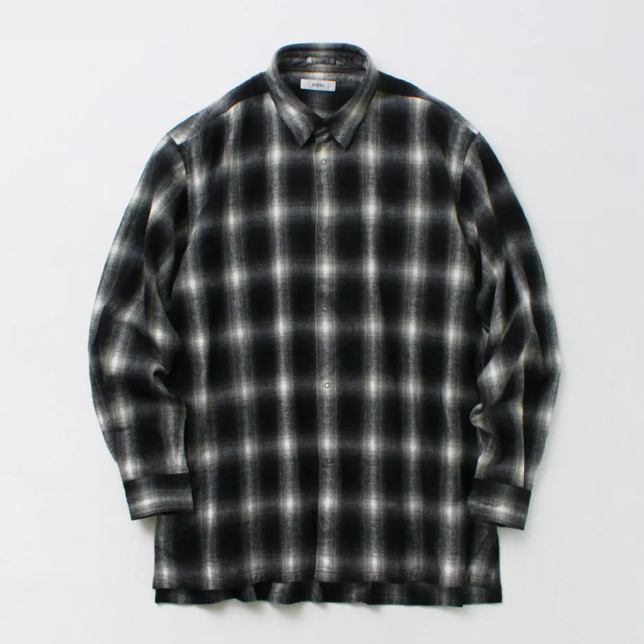 Shirts^FUJITO / Ring Shirt Ombre Check
