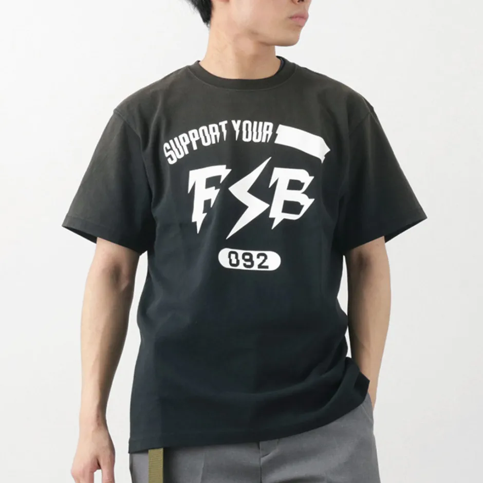 T-Shirts^FUJITO / Short Sleeve T-Shirt Impulse Logo Vintage Finish