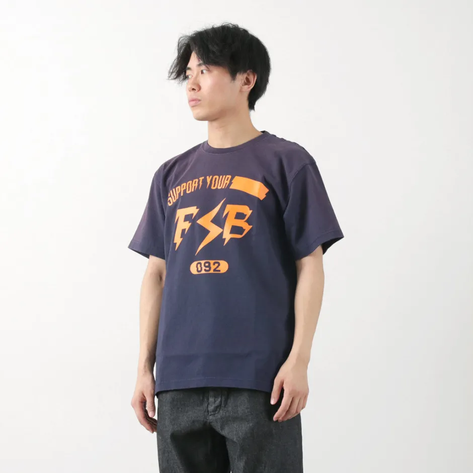 T-Shirts^FUJITO / Short Sleeve T-Shirt Impulse Logo Vintage Finish