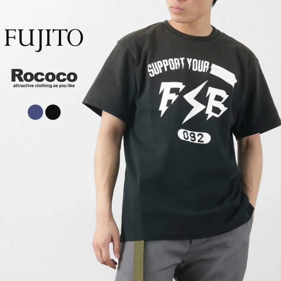 T-Shirts^FUJITO / Short Sleeve T-Shirt Impulse Logo Vintage Finish