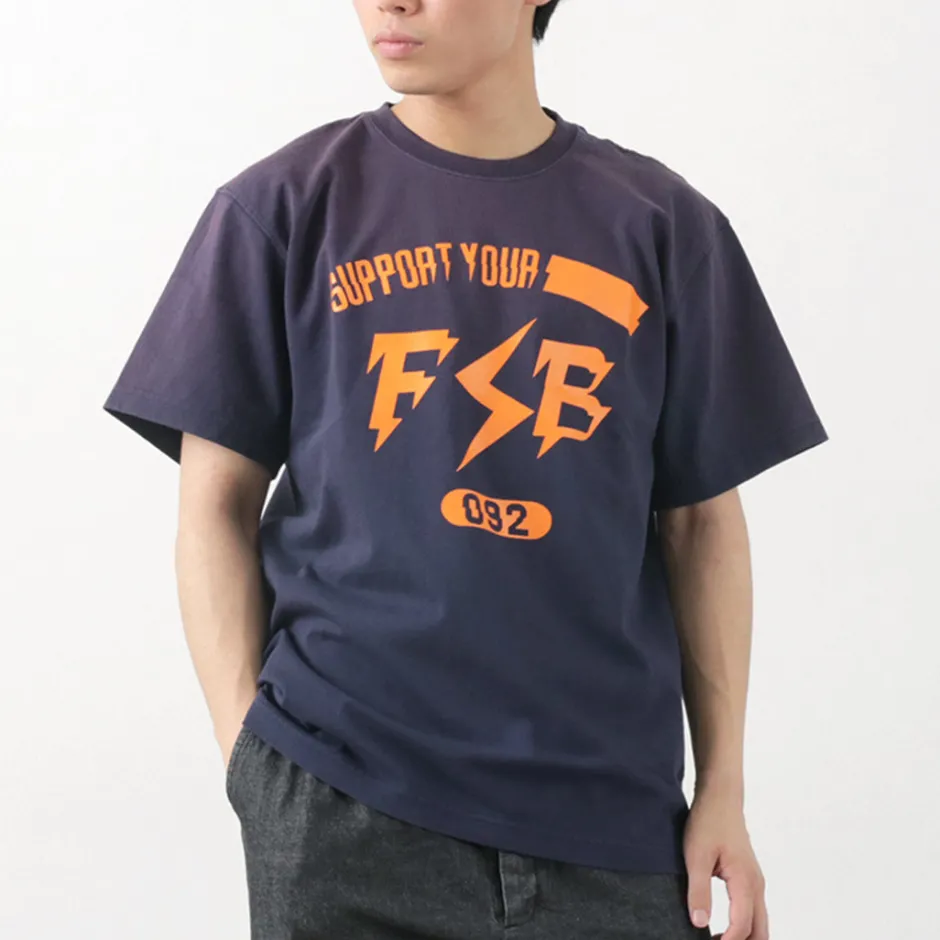 T-Shirts^FUJITO / Short Sleeve T-Shirt Impulse Logo Vintage Finish
