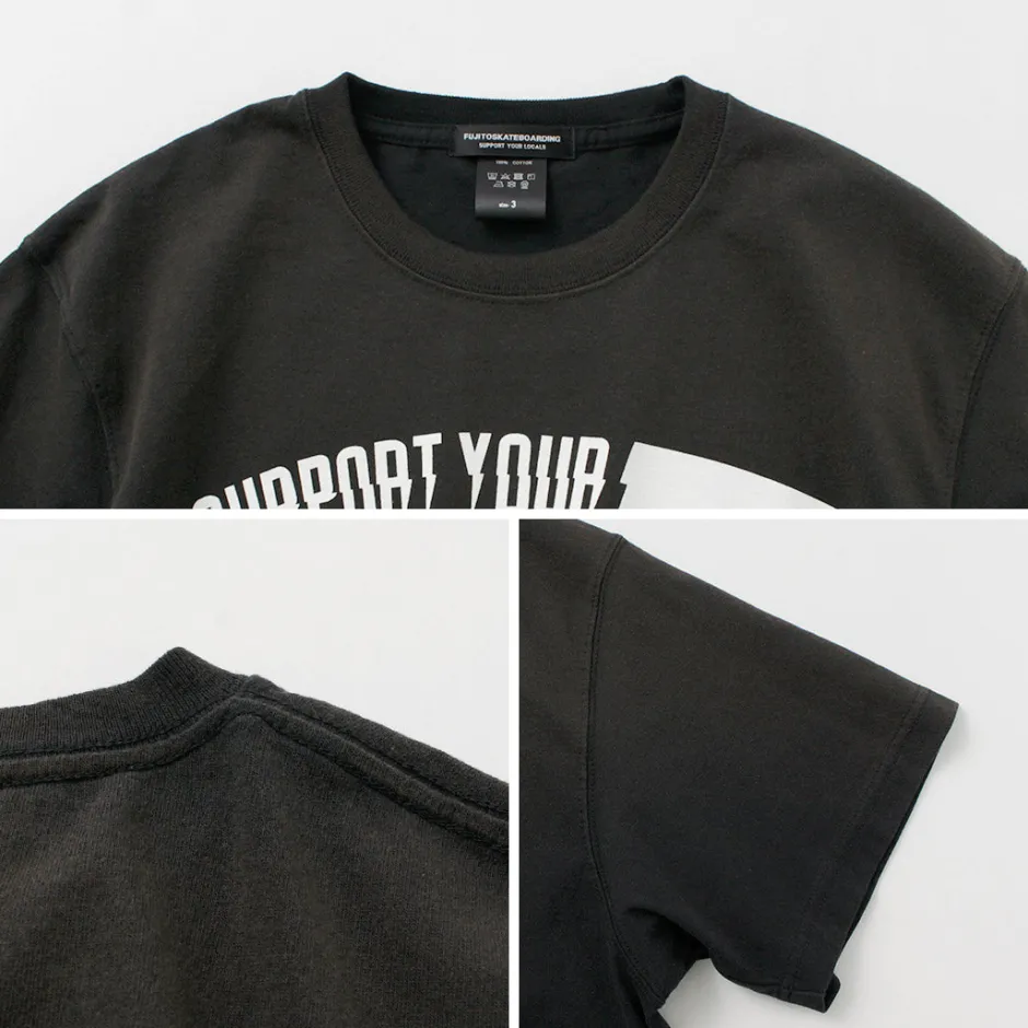 T-Shirts^FUJITO / Short Sleeve T-Shirt Impulse Logo Vintage Finish