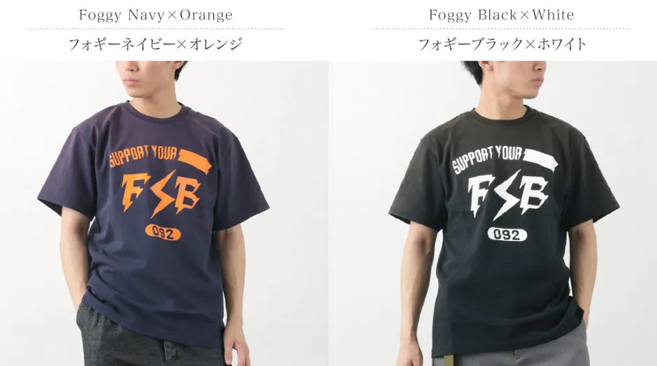 T-Shirts^FUJITO / Short Sleeve T-Shirt Impulse Logo Vintage Finish