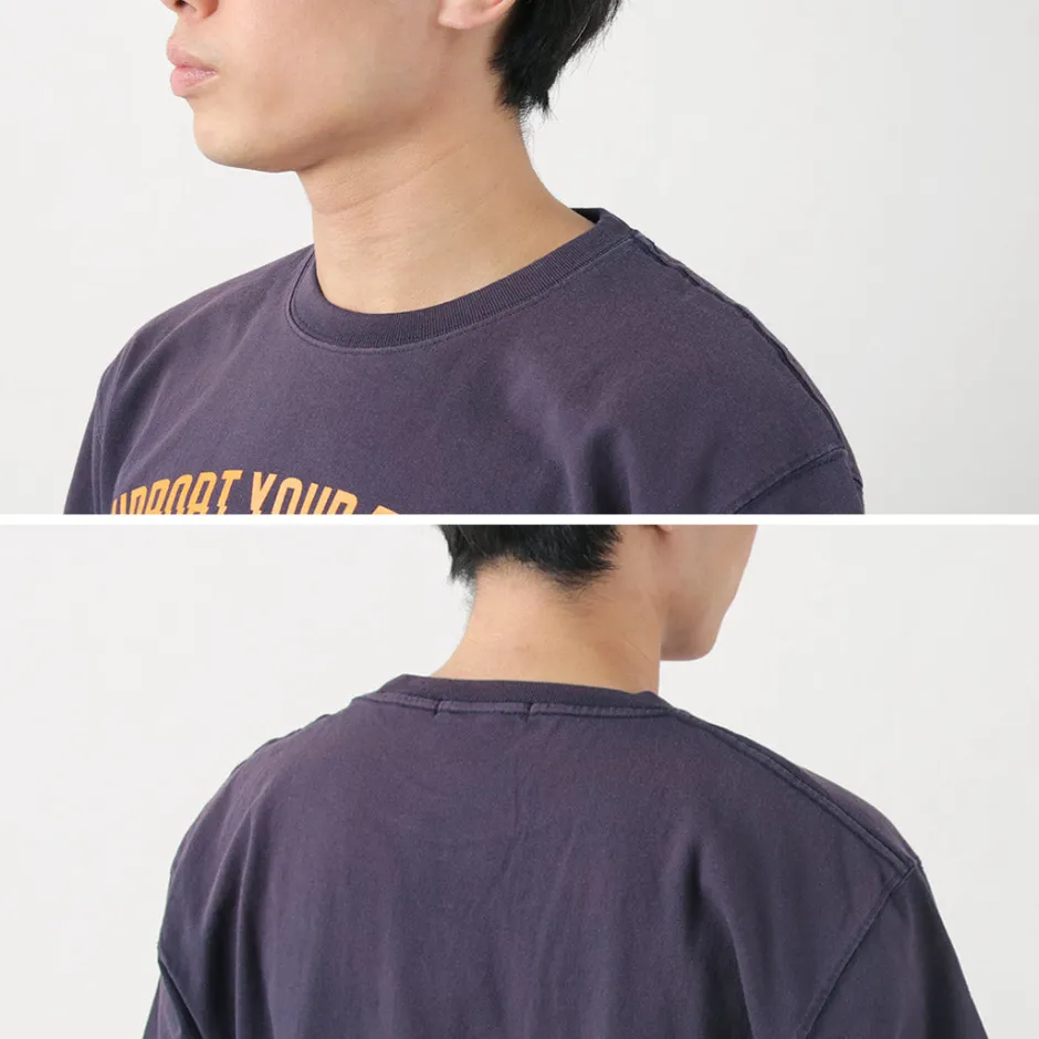 T-Shirts^FUJITO / Short Sleeve T-Shirt Impulse Logo Vintage Finish