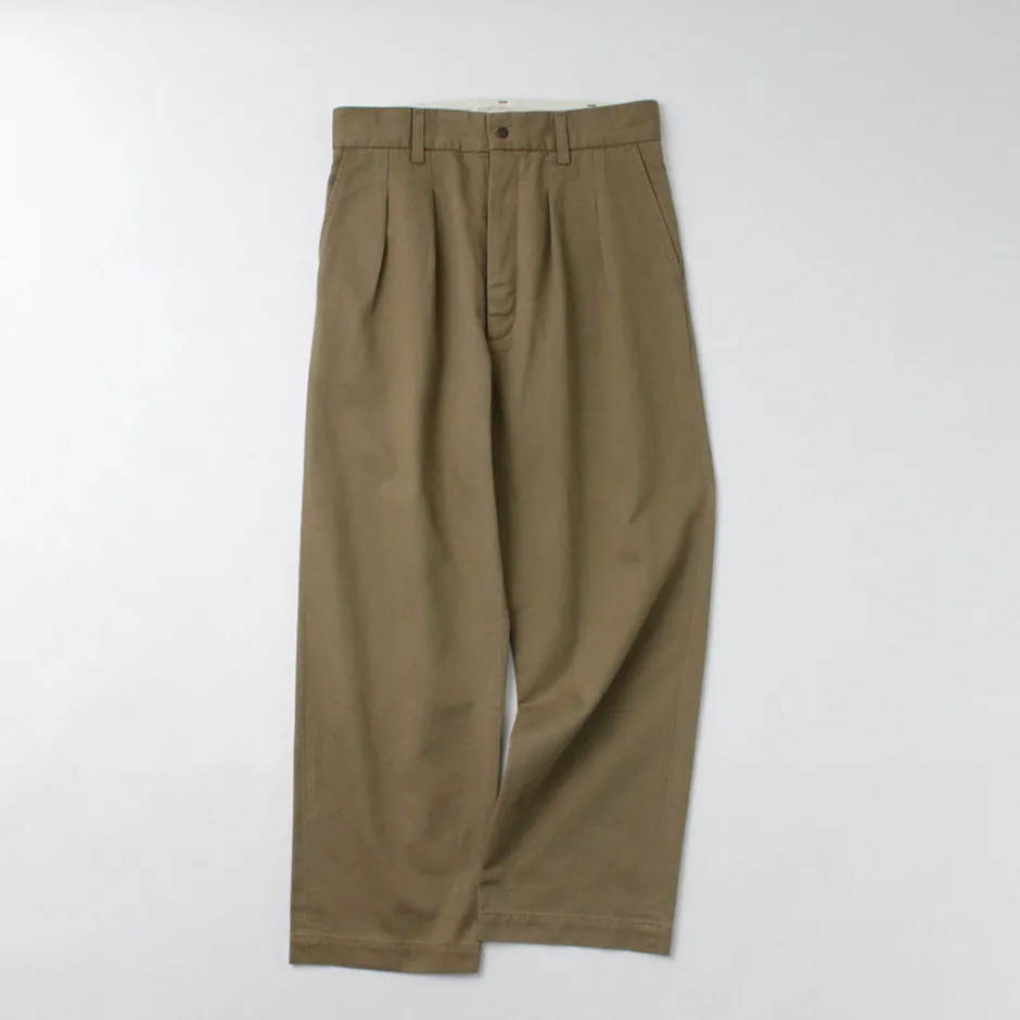 Work Pants & Chinos^FUJITO / 2-Tuck Trousers Chino