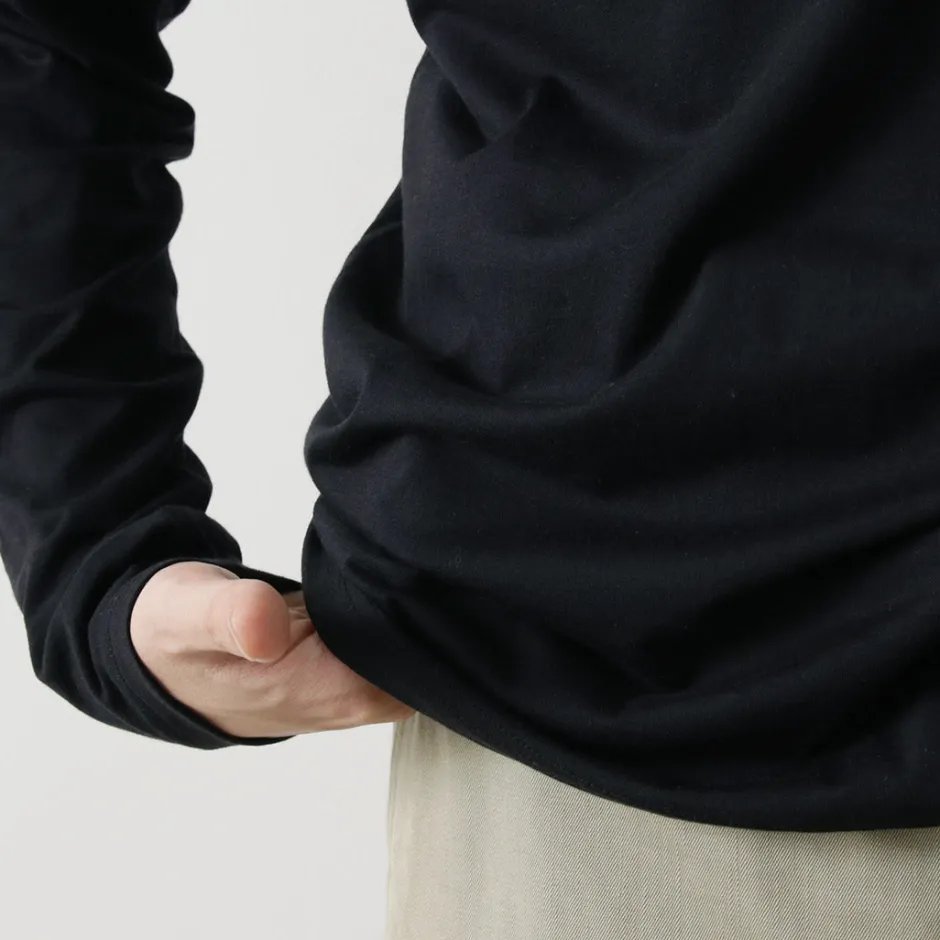 T-Shirts^FYNELYNE ENGINEERED BY LIFILL / Cottony Long Sleeve Crew Neck T-Shirt