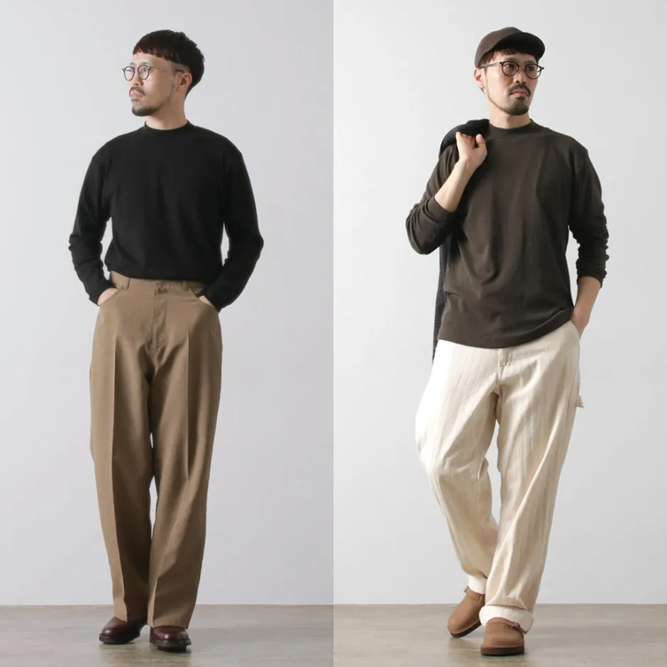 T-Shirts^GICIPI / Delfino Crew Neck Basic Fit Long Sleeve Cut and Sewn