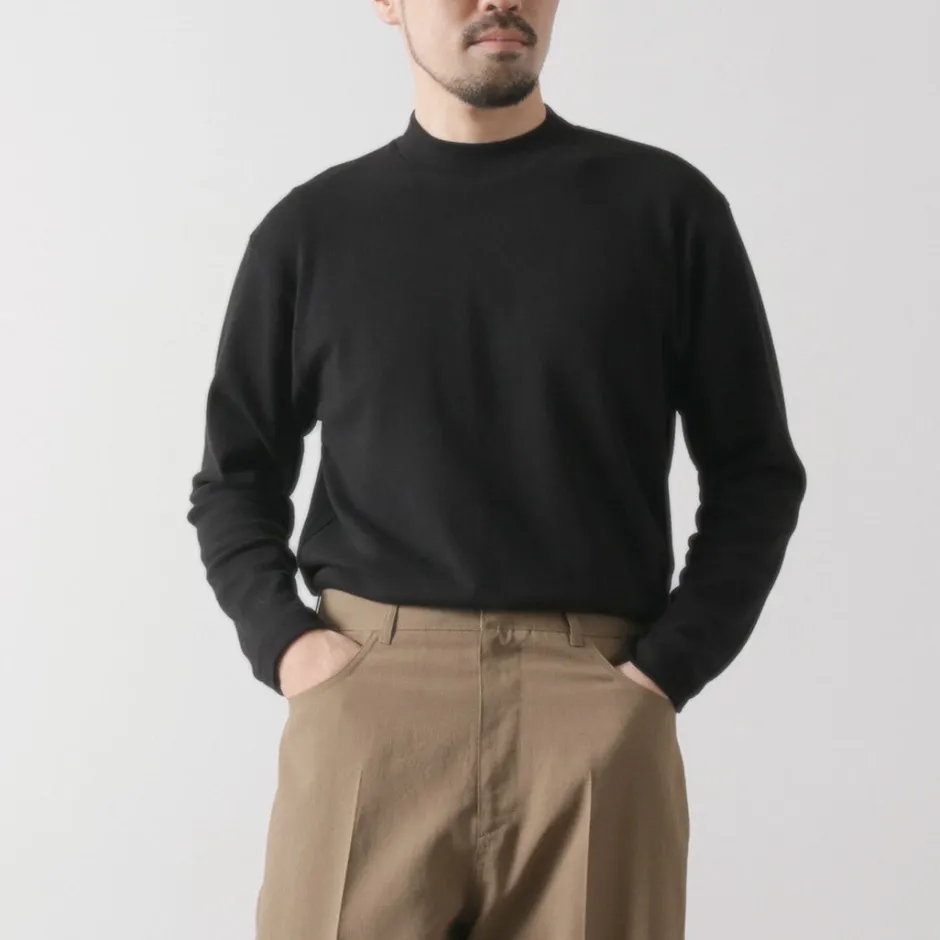 T-Shirts^GICIPI / Delfino Crew Neck Basic Fit Long Sleeve Cut and Sewn