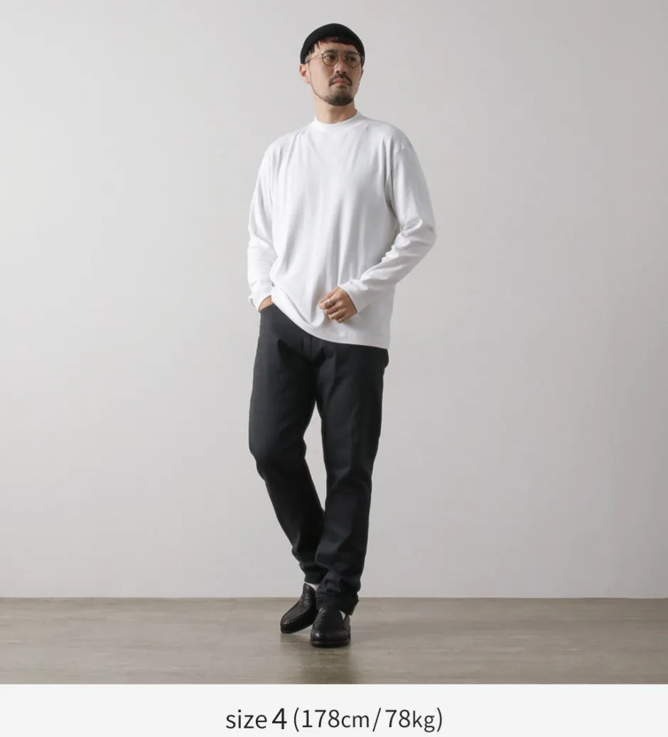 T-Shirts^GICIPI / Delfino Crew Neck Basic Fit Long Sleeve Cut and Sewn