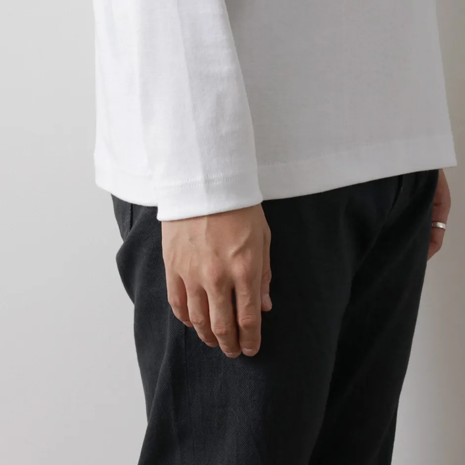 T-Shirts^GICIPI / Delfino Crew Neck Basic Fit Long Sleeve Cut and Sewn