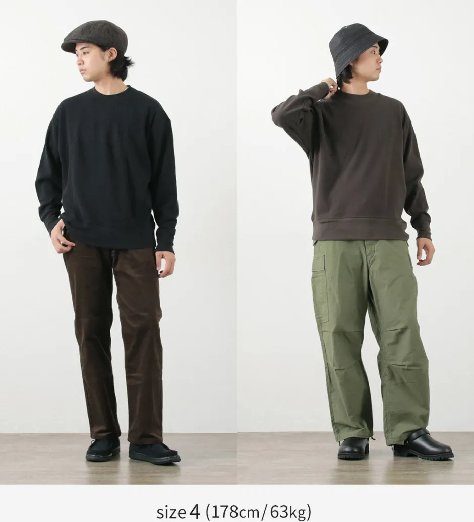Knits^GICIPI / ORSO Crew Neck Ribbed Long Sleeve Milano Rib Knit Sewn