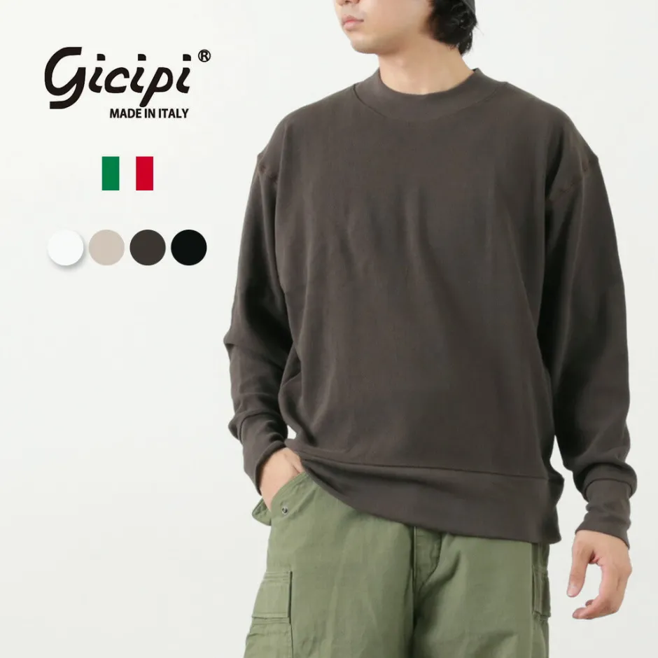 Knits^GICIPI / ORSO Crew Neck Ribbed Long Sleeve Milano Rib Knit Sewn