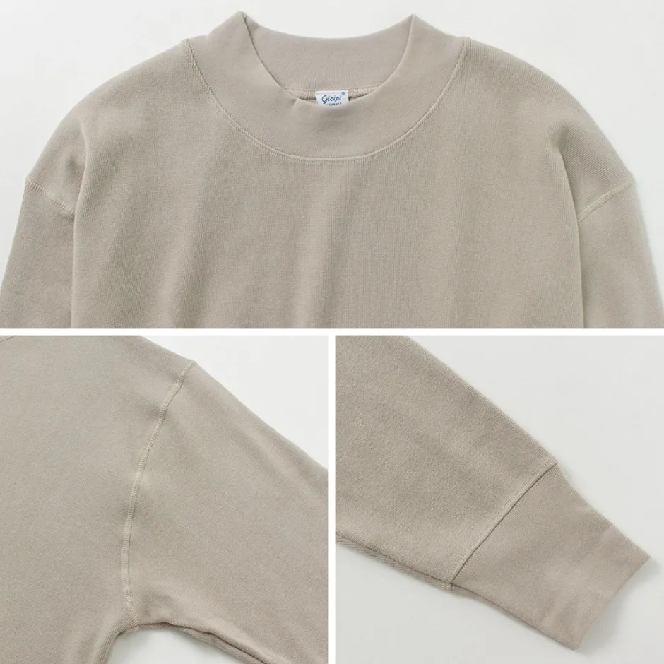 Knits^GICIPI / ORSO Crew Neck Ribbed Long Sleeve Milano Rib Knit Sewn