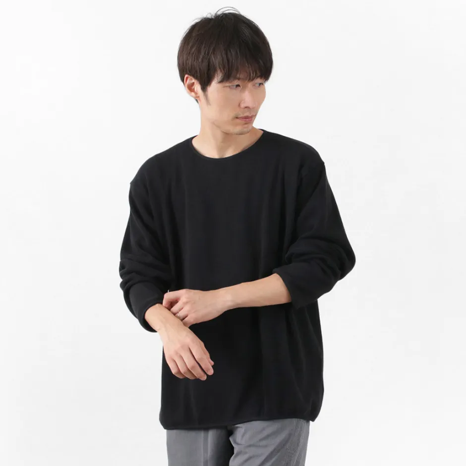 T-Shirts^GICIPI / PITONE Boat Neck Wide Fit Milano Rib Knit sewn