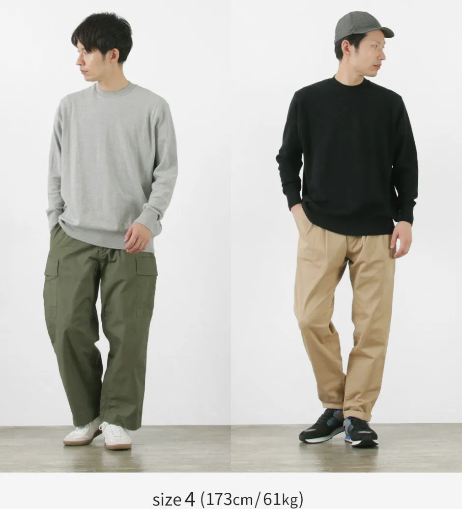 Knits^GICIPI / Riccio Riccio Crew Neck Relaxed Fit Long Sleeve Knit Sewn