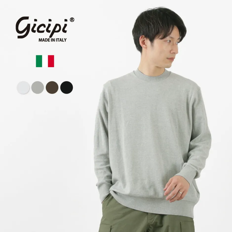 Knits^GICIPI / Riccio Riccio Crew Neck Relaxed Fit Long Sleeve Knit Sewn