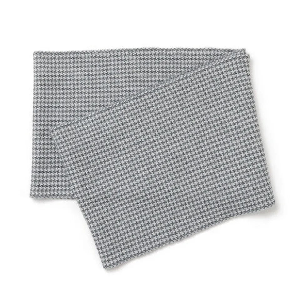 Scarfs^GILBERT WILSON OF HA / Staggered Check Merino Wool Snood