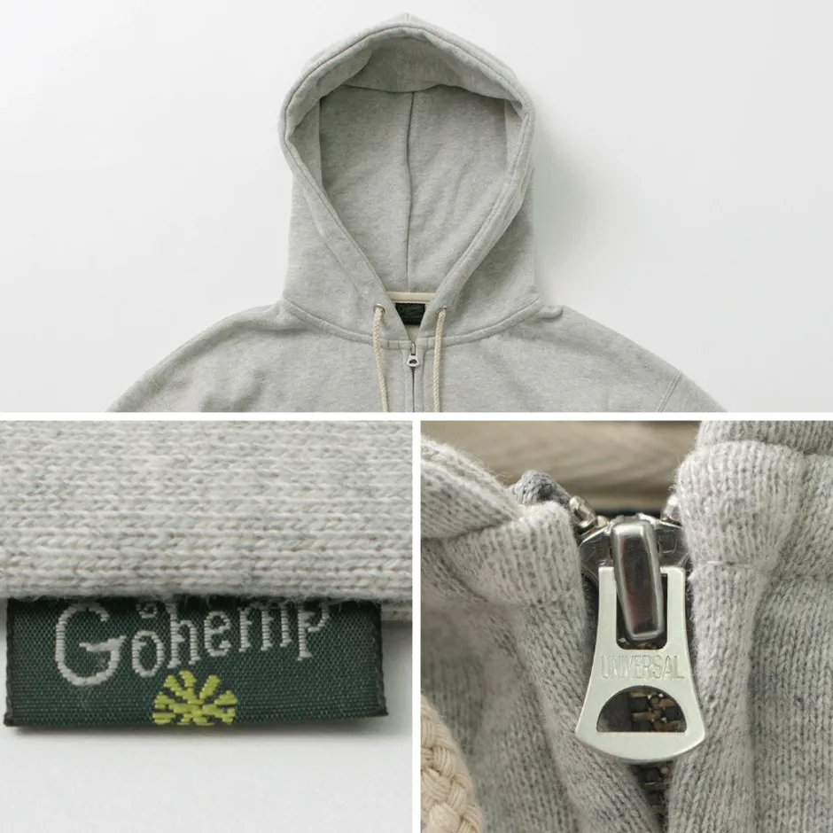 gohemp__hemp_zipup_hoodie_5.webp Sweatshirts^GOHEMP / Hemp Zip-Up Hoodie